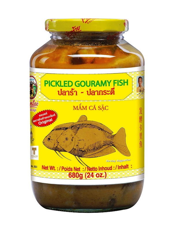 Pesce Gouramy fermentato (ParÃ ) Pantai Norasingh 680 g.